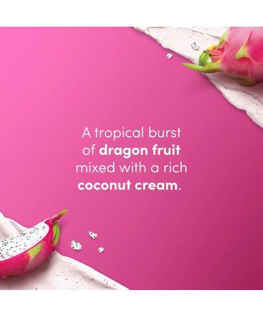 Dove Body Scrub Dragon Fruit & Coconut Cream Body Scrub Exfoliates and Deeply Nourishes for Smooth Radiant Skin 15 oz - Buy Online on GoSupps.com
