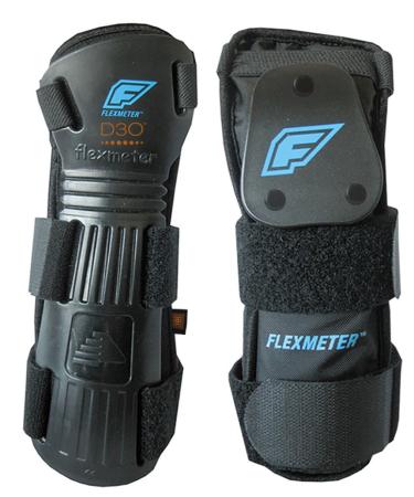 Demon Snow Flexmeter Wrist Guard - Double Black Medium