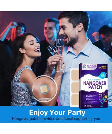 HIPFATE Hangover Relief Patches - 48 Count, Easy to Use & Effective - Buy Online on GoSupps.com