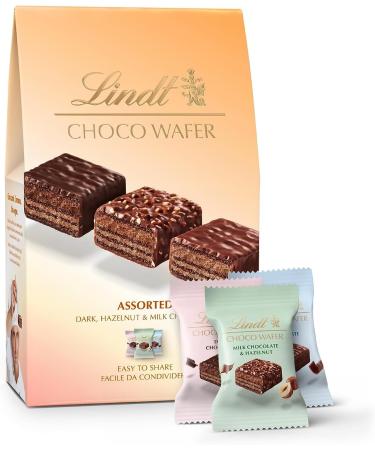Lindt Wafer Assorted Chocolate Sharing Box 138g + Lindt Choco Wafer Milk Chocolate & Hazelnut Sharing Box 135g Boxed Treatz - Buy Online on GoSupps.com