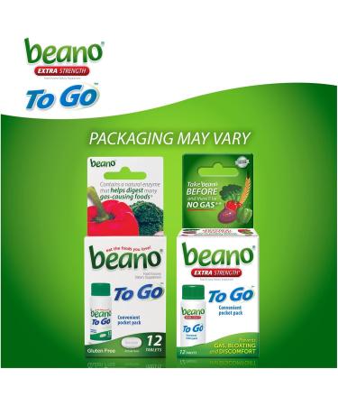 Beano to Go Gas Prevention 12 Tablets & ACE 2" Elastic Bandage with Clips 1 Count - Buy Online on GoSupps.com