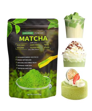 Matcha Green Tea Powder 100g Organic Matcha Powder Ceremonial Grade Matcha