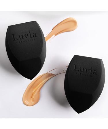 Makeup Sponge Set in Diamond Shape Luvia Cosmetics Makeup Blender Black - Buy Online on GoSupps.com