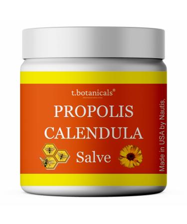 Propolis Calendula Salve Skin Soothing Balm Herbal Moisturizer Ointment Made in USA 2 Ounce (Pack of 1)
