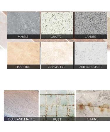 Stone Stain Remover Cleaner Stone Crystal Plating Agent Stone Stain Remover Kitchen Marble Cleaner Stone Crystal Plating Brighten Luster Agent Clean (2pcs) - Buy Online on GoSupps.com