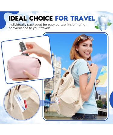 50 Pack Disposable Travel Toothbrushes with Toothpaste & Comb - Ideal for Hotels Nursing Homes and Charities - Buy Online on GoSupps.com