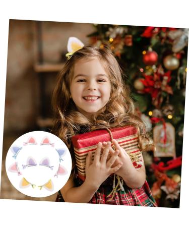 Beaupretty 25 Pairs Children's Hairpin Kids Headband Plush Headband Hairbows Girls Hair Clips Kawaii Ears Hair Clip Cat Ear Barrettes Cosplay Hair Clips Ear Clip Fabric Kitten Girl Child - Buy Online on GoSupps.com