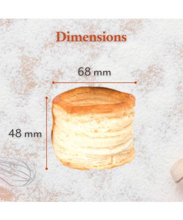Roland Foods Bouchees Pastry Shells - Specialty Imported Food - 60-Count Box - Buy Online on GoSupps.com