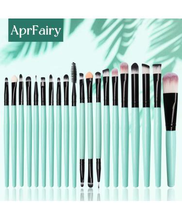 AprFairy 20-Piece Eye Makeup Brushes Set | Professional Eyeshadow & Eyeliner Blending Brushes with Soft Synthetic Wool - Buy Online on GoSupps.com