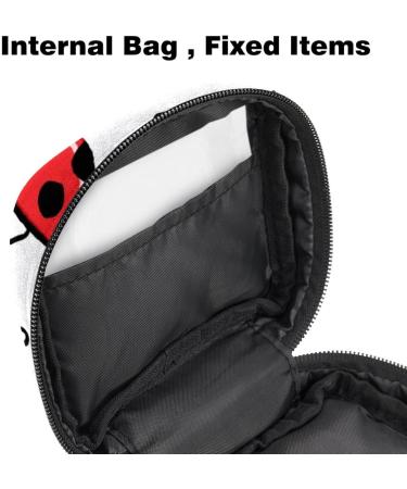 Shop Muooum Menstrual Polster Zipper Bag - Lady Beetle Pattern - Stylish Tampon Collection Bag for Women & Girls - Color 9 - Buy Online on GoSupps.com