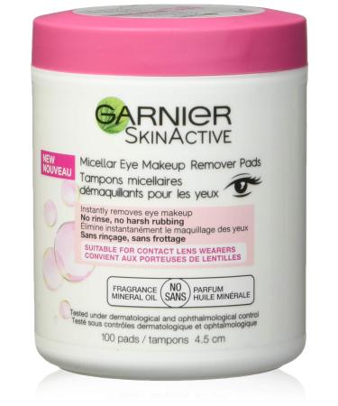 Garnier SkinActive Micellar Eye Makeup Remover Pads 100 Pads