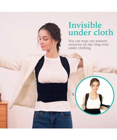 Posture Corrector & Adjustable Back Brace | Back Pain Relief & Support | Improve Posture & Muscle Memory - Buy Online on GoSupps.com