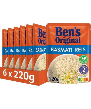 Buy Ben's Original Express Rice Multipack - Nature Rice & Basmati Rice (12 Packs 6 x 220g) - International Shipping Available - Buy Online on GoSupps.com