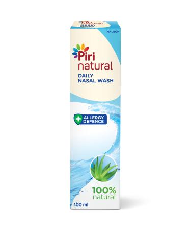 PiriNatural Daily Nasal Wash Breathe Clean Allergens Hayfever & Dust Wash 100ml