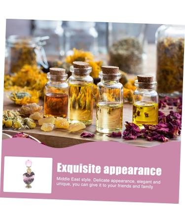 Angoily Dubai Essential Oil Bottle Perfume Container Clear Container Aromatherapy Bottle Empty Perfume Retro Decor Perfume Sample Bottle Flowers Decoration Essence Glass Desktop - Buy Online on GoSupps.com