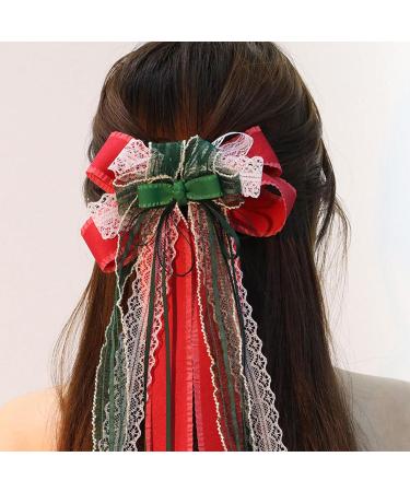 Harajuku New Year Bowknot Hair Clip Travel Makeup Headwear For Woman Girls Taking Photo Shopping Camping Anti Slip Festival Hair Barrettes For Daily Life Large Lovely Hair Barrettes For Woman Small No - Buy Online on GoSupps.com