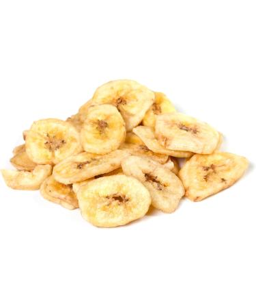 Jeske Sports Supplies Tasty Pott Organic banana chips roasted in oil with sugar fruit snack dried fruits banana dried vegan snack in bag 1000 g - Buy Online on GoSupps.com