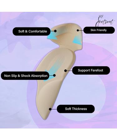 Spandex Heel Cushion & Grip - Pack of 3 Self-Adhesive Reusable Heel Liners for Comfort & Pain Relief | Mesh Design for Tighter Fit - Buy Online on GoSupps.com