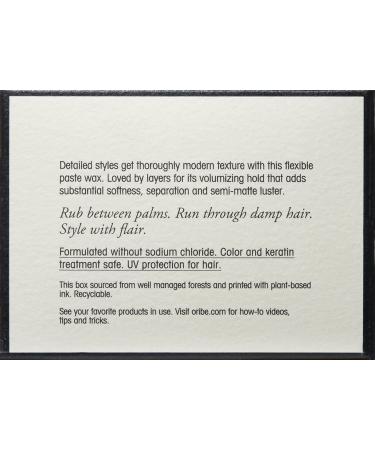 Oribe Rough Luxury Molding Wax 1.7 Fl Oz - Professional Hair Styling Product - Buy Online on GoSupps.com