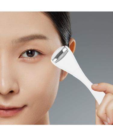 Healeved Stainless Steel Ice Roller Facial Eye Massage Roller Skin Care Tool with Plastic Handle for Puffiness Relief Tighten Pores - Buy Online on GoSupps.com