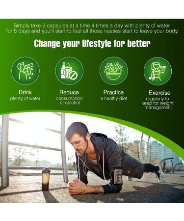 Strip 5 Day Detox Cleanse - Natural Body Cleanse for Liver, Urinary Tract & Kidney - 40 Capsules - Buy Online on GoSupps.com