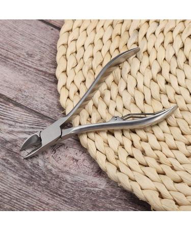 Verdant Touch Stainless Steel Cuticle Nippers Stainless Steel Dead Skin Nail Cuticle Nippers Ingrown Toenails Paronychia Treatment Scissors Professional Dead Skin Remover Pliers 180mm Length - Buy Online on GoSupps.com