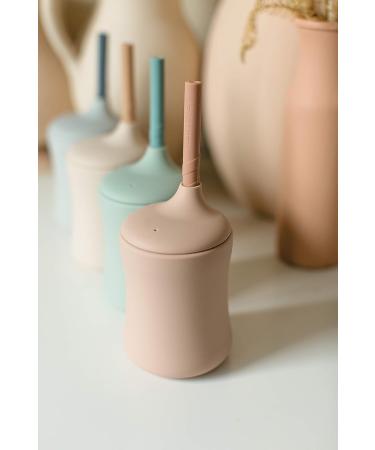 NEUTBABY Silicone Cup | Durable 3 Stage Toddler Cups | Easy to Clean Muted Color Cup in Sand Beige - Buy Online on GoSupps.com