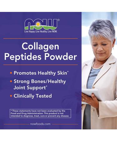 Now Foods Collagen Peptides Powder 8 oz - Boost Skin & Joint Health - Buy Online on GoSupps.com