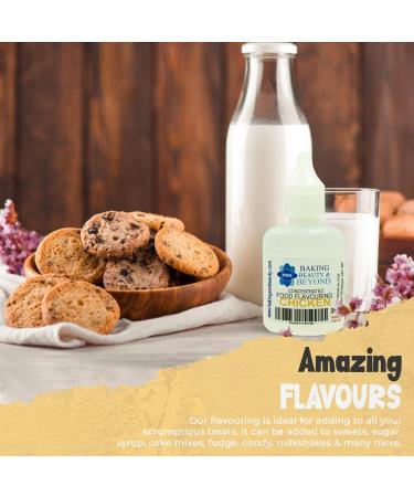 Baking Beauty and Beyond Concentrated Food Flavouring Oil - Food Grade Flavouring Oil for Candy Making Baking Lip Balm and Gloss - Chicken (10ml) - Buy Online on GoSupps.com