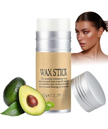 75g Hair Wax Stick Hair Wax Stick Smooth Non-Greasy Hair Wax Stick Hair Styling Pomade for Men and Women Hair Looks Neat and Tidy