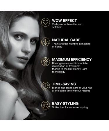 Elchim Hot Honey Care Anti-Frizz and Gloss System with Blow Dry Starter Kit + Sublime Liss Smoothing Treatment - Buy Online on GoSupps.com