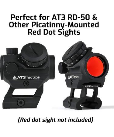 AT3 Tactical PRO-Mount Red Dot Riser Mount - 1.0 Inch Height - Buy Online on GoSupps.com