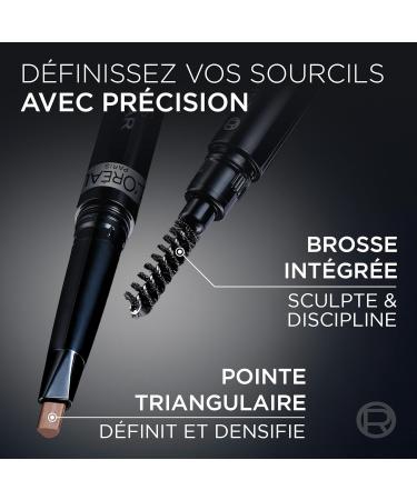 L'Or al LOr al Paris Infaillible 24H Brow Filling Triangular Pencil 30 brunette Twiston eyebrow 92gr - Buy Online on GoSupps.com