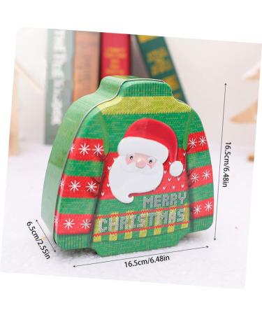 Alipis 1pc Christmas Candy Box Decor Boxes Candy Boxes Candy Containers Child Metal Storage Tank - Buy Online on GoSupps.com