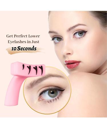 Lower Eyelash Stamp - Waterproof Realistic Silicone Stamps for Bottom Lashes | Natural Looking Supplies for Home Gathering Working Dating Traveling Black Ink Pad - Buy Online on GoSupps.com