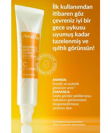 Anew Radiance & Dark Circle Corrector Eye Cream C Complex 15ml Boxed & Sealed - Buy Online on GoSupps.com