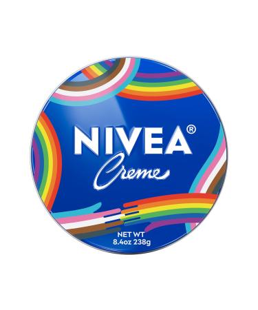 NIVEA Creme Face Hand and Body Moisturizer Cream Limited-Edition LGBTQ+ Pride Creme Tin Rich Body Cream for Dry Skin with Provitamin B5 Fast-Absorbing and Non-Comedogenic 8.4 Oz Tin