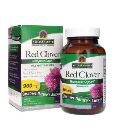 Nature's Answer Red Clover 900 mg 90 Vegetarian Capsules