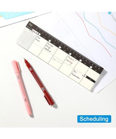 AECHY Colored Curve Dual Tip Pens - 6 Shapes, 8 Colors - Planner Journaling Drawing School Supplies - Curve + Fine Tips (8 pcs) - Buy Online on GoSupps.com