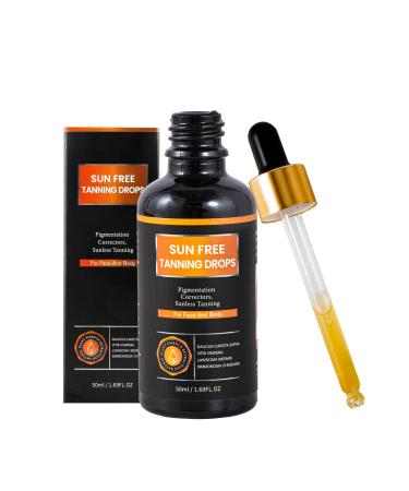 Sun Free-Self Tanning Drops-Plant extraction formula-For All Skin Types.Adjust usage frequency to achieve your preferred skin tone