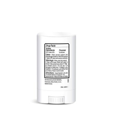 Boogie Block Baby Sunscreen Stick SPF 50, 0.49 Oz (Pack of 2) | Zinc Oxide, Water Resistant, Naturally Derived Sunscreen for Kids - Buy Online on GoSupps.com