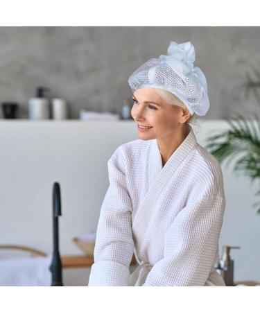 Ykhsuaou Mesh Plop Cap for Drying Curly Hair - Adjustable Cord Strain - Perfect for Frizz-Free Results - Buy Online on GoSupps.com