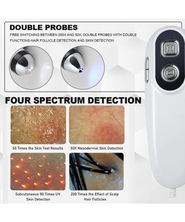 Skin Diagnosis Hair Analyzer 11 Inch LCD Screen Digital Scalp Hair Follicle Oil Moisture Magnifying Detector Analyzer Skin Pigment Tester - Buy Online on GoSupps.com
