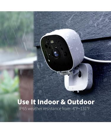 Vimtag Mini G3 Outdoor Security Camera with AI Human Detection - Full-Color Night Vision, Weather-Resistant, Alexa Compatible - White 1Pack - Buy Online on GoSupps.com