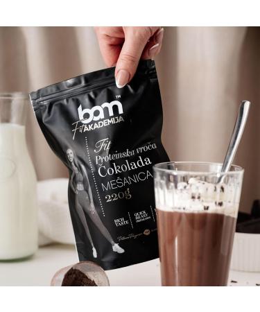 BAM Protein Hot Chocolate Protein Hot Chocolate Drink Blend 220 g 7 servings - Buy Online on GoSupps.com