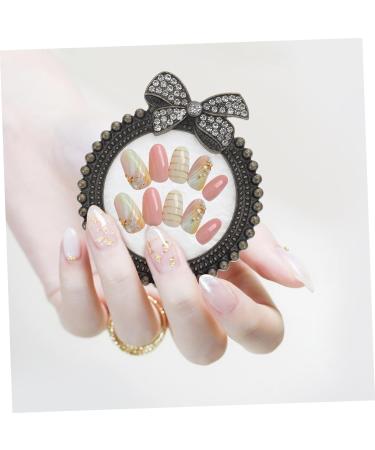 VALICLUD Plaque de Pigment Manucure avec D corations Brillantes Cadre Vintage Noeud Palette de M lange pour Nail Art tudiants et Artistes - Buy Online on GoSupps.com