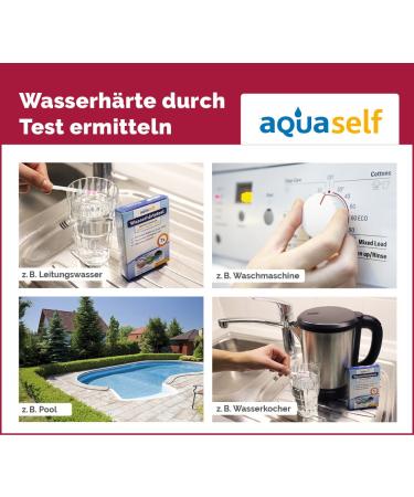 Determine Water Hardness Test Strips ( DH) - 15 Individually Packaged - Made in Germany - Fast & Accurate Results for Soft Medium Hard Water - Buy Online on GoSupps.com