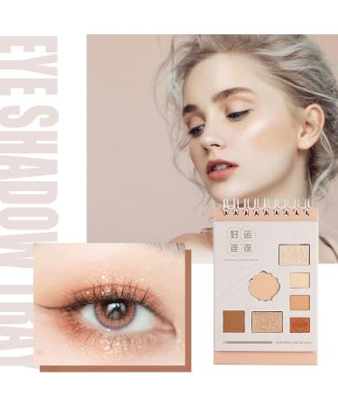 Natural Matte Eyeshadow Palette - Daily Eye Makeup Palette - 2 Shimmer Colors and 5 Matte Colors Combined Highly Pigmented Pressed Eye Shadow Makeup Pallet Uwariloy 1 count (Pack of 1) - Buy Online on GoSupps.com