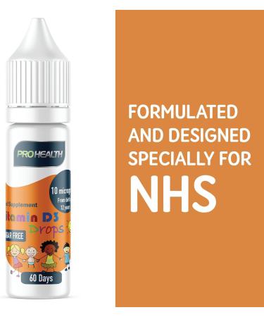 Baby Vitamin D3 Drops 60 Drops 10g - 2-Month Supply | Non-GMO, No Preservatives, Supports Bone, Teeth & Immune System - Buy Online on GoSupps.com