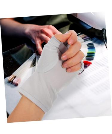 Healeved 4 Pairs Nail Gloves Uv Protection Manicure Gloves Salon Manicure Gloves Uv Protection Gloves Led Gloves Gel Nail Lamp Gloves Sun Gloves Miss Spandex Protector - Buy Online on GoSupps.com